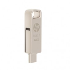 فلش مموری HP TYPE-C OTG USB3.2 مدل x206C با ظرفيت 64 گيگابايت 
