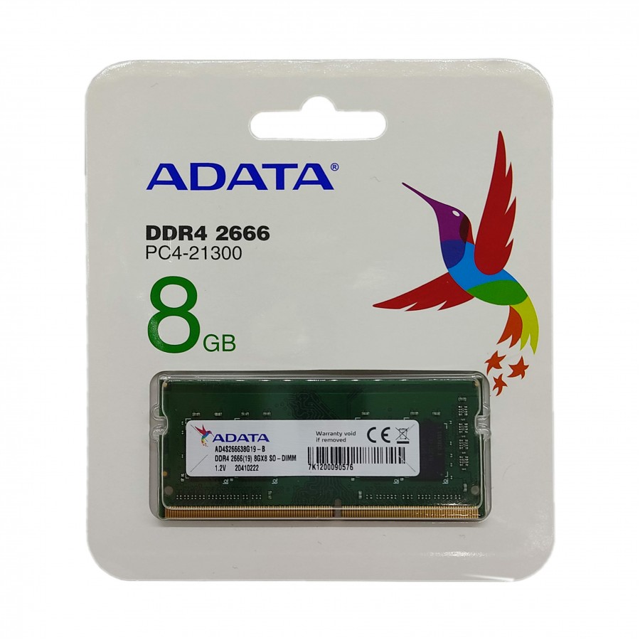 رم لپ تاپ ADATA مدل DDR4 2666 MHZ PC4-21300 ظرفیت 8GB