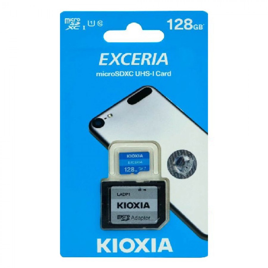 کارت حافظه KIOXIA 128GB کلاس 10 سرعت 100MB/s همراه با آداپتور